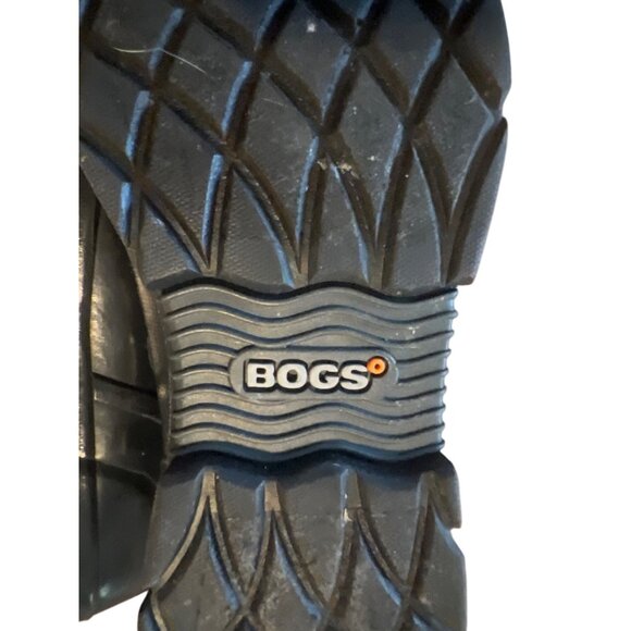 Bogs Womens Amanda Slip-On Rubber Boots Black Size 7 - Picture 6 of 7
